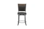 Hamilton Brown Counter Stool With Back - Front