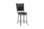 Hamilton Brown Counter Stool With Back - Signature