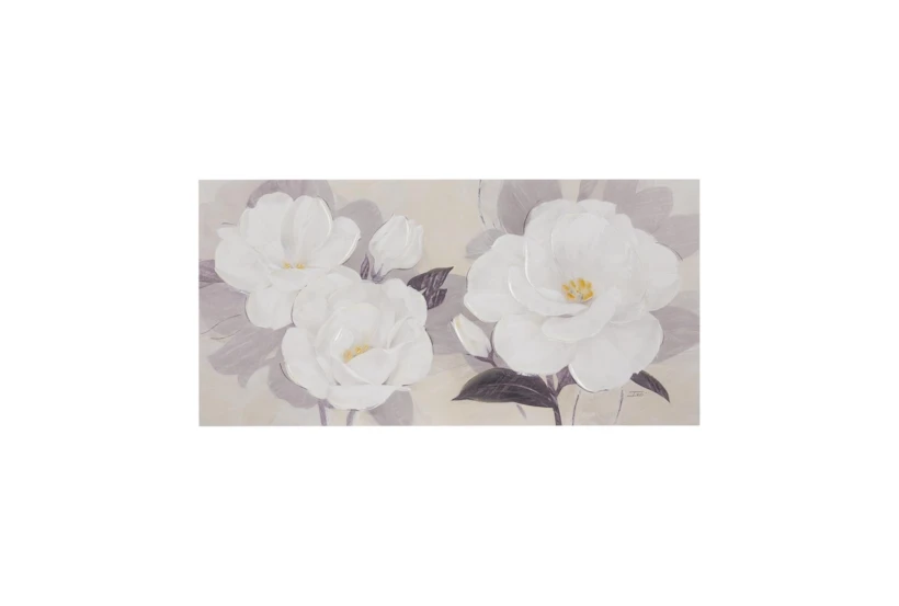 39X19 White Midday Bloom Florals - 360