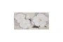 39X19 White Midday Bloom Florals - Signature