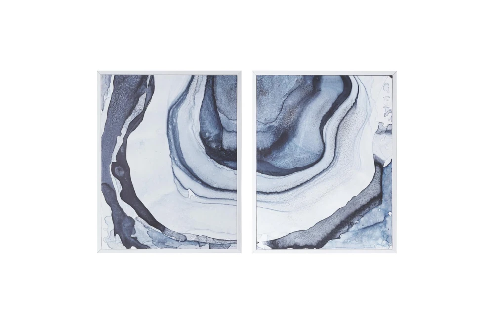 24X30 Blue Ethereal Set Of 2