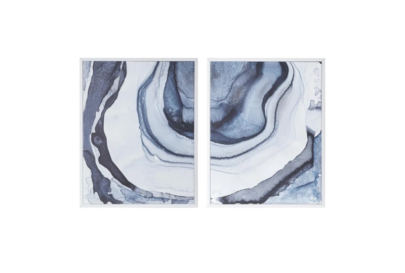 24X30 Blue Ethereal Set Of 2 - 360