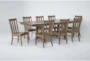 Riverson Oatmeal 9 Piece Extension Dining Set - Side