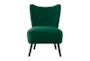 Calista Green Accent Chair - Front