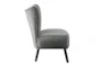 Calista Grey Accent Chair - Side