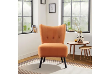 Calista Orange Accent Chair