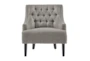 Heidi Taupe Accent Arm Chair - Front