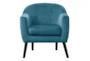 Wynona Blue Accent Arm Chair - Front