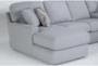 Nora 156" 5 Piece Sectional With Left Arm Facing Chaise - Detail