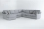 Nora 156" 5 Piece Sectional With Left Arm Facing Chaise - Signature