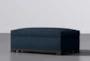 Cypress III 47" Eclipse Blue Foam Accent Storage Ottoman - Side