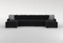 Cypress III Modular 160" Foam 4 Piece Sectional With Double Chaise - Signature