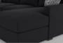 Cypress III Modular 136" Foam 3 Piece Sectional With Right Arm Facing Chaise - Detail
