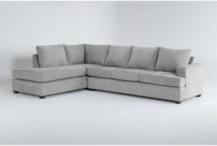 Bonaterra Dove 127" 2 Piece Sectional With Right Arm Facing Queen Sleeper Sofa & Left Arm Facing Corner Chaise