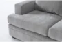 Bonaterra Dove 127" 2 Piece Sectional with Right Arm Facing Queen Sleeper Sofa - Detail