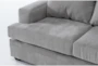 Bonaterra Dove 127" 2 Piece Sectional With Right Arm Facing Sleeper Sofa, Chaise & Ottoman - Detail