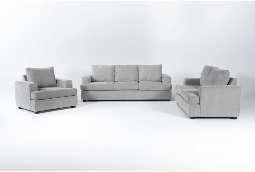 Bonaterra Dove 3 Piece Sleeper Sofa, Loveseat & Chair Set - 360