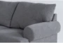 Hampstead Graphite 127" 2 Piece Sectional With Left Arm Facing Sleeper Sofa, Chaise & Ottoman - Detail
