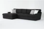 Prestige Foam II Chenille 140" 2 Piece Sectional With Left Arm Facing Oversized Chaise - Signature