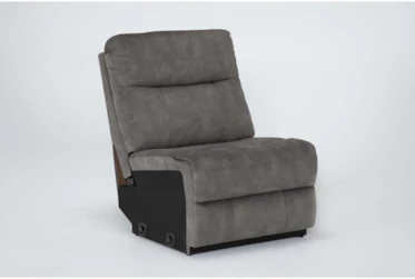 Moncalvo II Grey Armless Chair