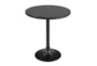 Signa Contract Grade 30" Glass Bistro Table - Detail