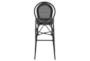 Signa Black Contract Grade Bar Stool With Back - Detail