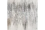 71X20 Grey Vibrations Framed Wall Art - Detail
