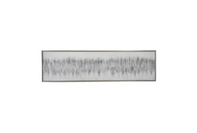 71X20 Grey Vibrations Framed Wall Art