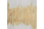 65X36 Gold Vibrations Framed Wall Art - Detail