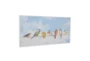 55X28 Birds On A Wire Framed Wall Art - Front