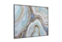 66X48 Geode Sliced Polystone Framed Wall Art - Front