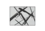 65X48 Black Stokes Polystone Framed Wall Art - Signature