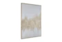 48X65 Gold Sparkle Polystone Framed Wall Art - Material