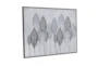 66X48 Grey Tone Polystone Framed Wall Art - Front