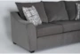 Kepler Grey 127" 2 Piece Sectional With Right Arm Facing Chaise - Detail