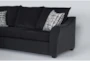 Kepler Navy 127" 2 Piece Sectional With Left Arm Facing Chaise - Detail