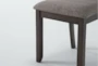 Cecelia Grey Brown Dining With Bench Set For 6 - Detail