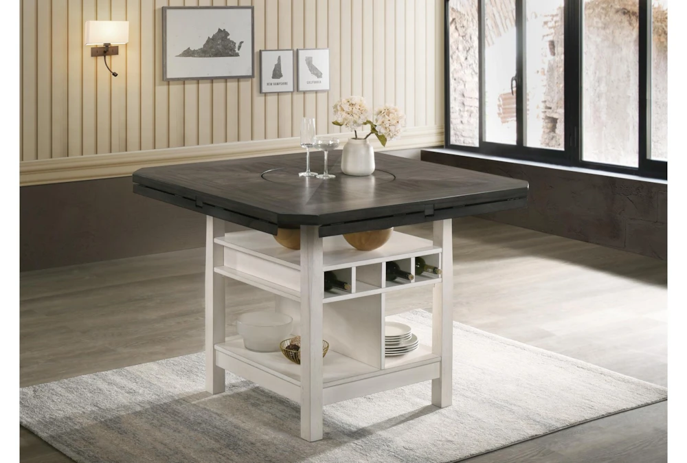 Tricia Chalk Grey 60" Counter Table