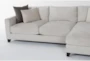 Quinton II Chenille 110" 2 Piece Sectional With Right Arm Facing Chaise - Detail
