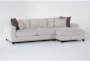 Quinton II Chenille 110" 2 Piece Sectional With Right Arm Facing Chaise - Signature