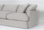 Grand Down II Chenille 139" 2 Piece Sectional With Left Arm Facing Oversized Chaise - Detail