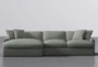 Grand Down II 2pc Mint Sectional W/Laf Oversized Chaise - Signature