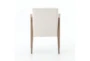 Caswell Natural Dining Arm Chair - Back