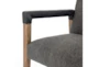 Caswell Black Dining Arm Chair - Detail