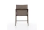 Roots Grey Leather Dining Chair - Back
