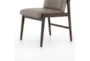 Roots Grey Leather Dining Chair - Detail