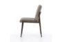 Roots Grey Leather Dining Chair - Side