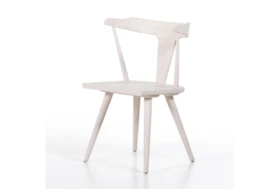 Nate Off White Mid-Century Dining Chair