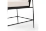 Sierra White/Black Ladderback Dining Chair - Detail