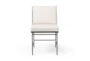 Sierra White/Black Ladderback Dining Chair - Front